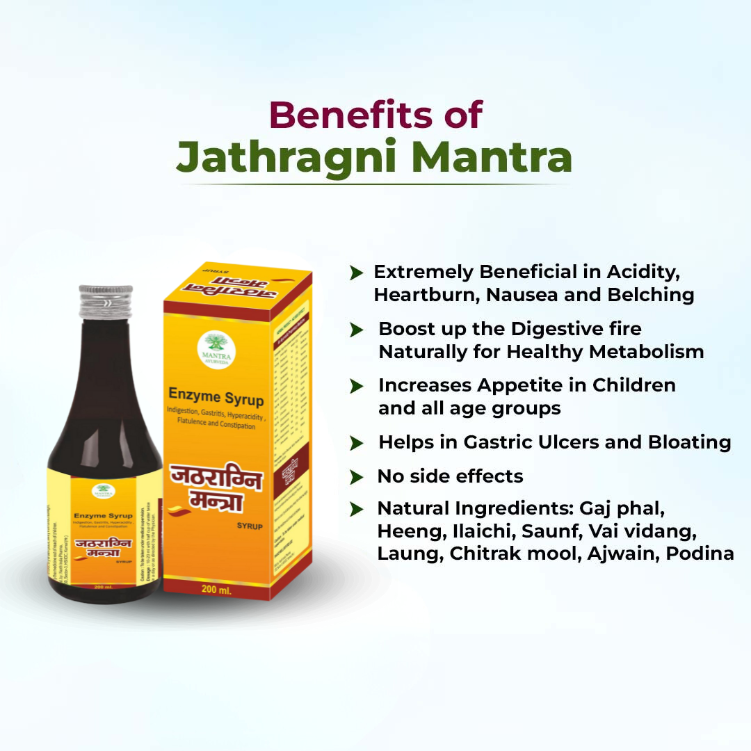Mantra Ayurveda – Jathragni Mantra Syrup
