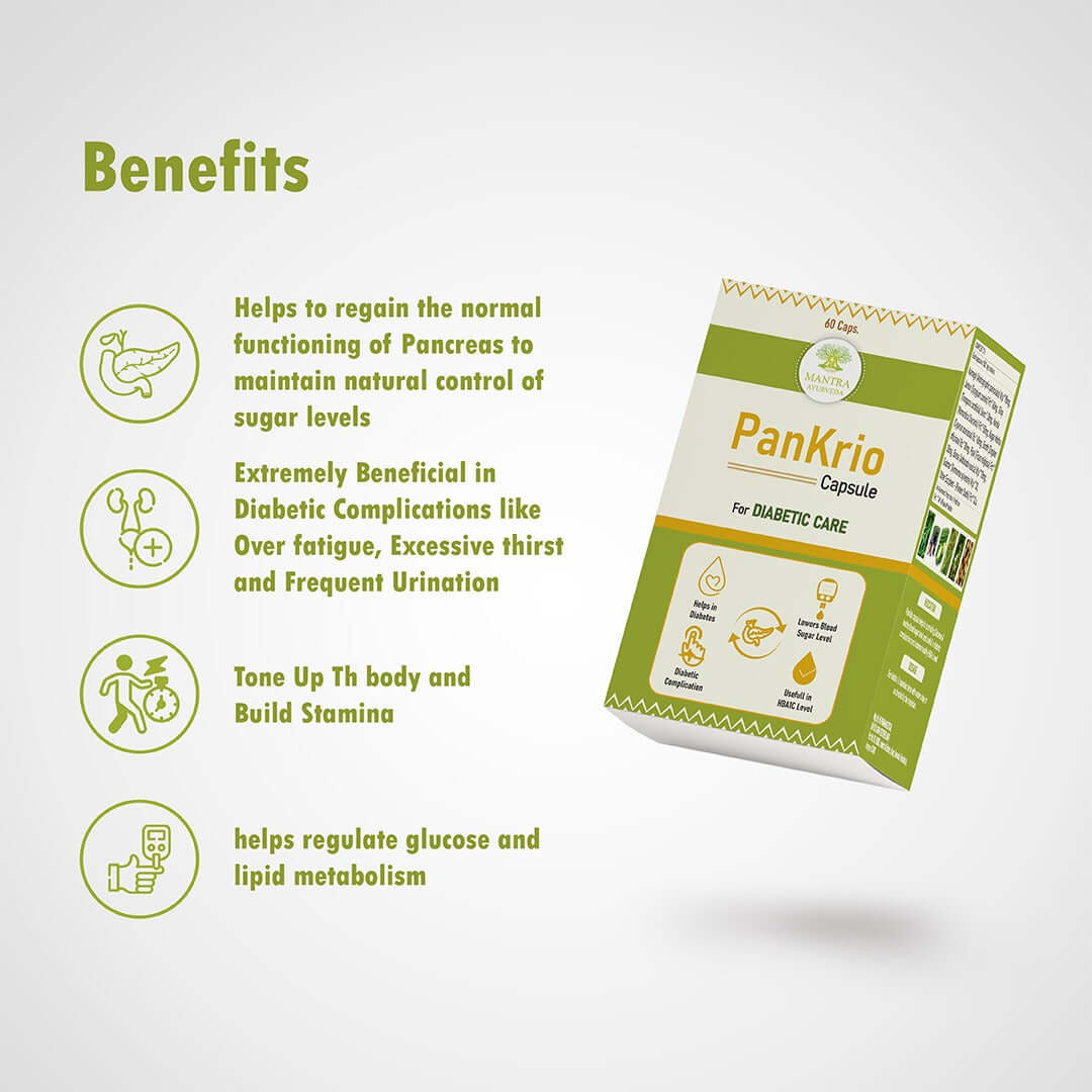 Mantra Ayurveda Herbal Kit for Diabetes - Natural Blood Sugar Support