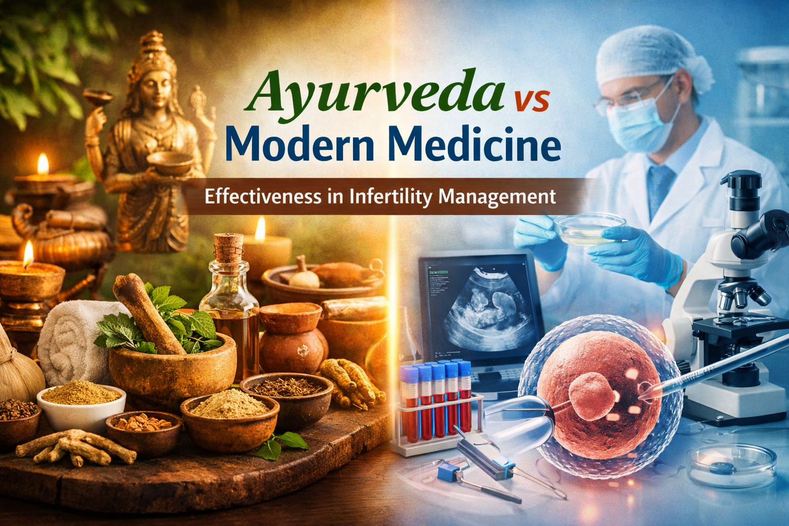 Ayurveda vs Modern Medicine: Effectiveness in Infertility Management