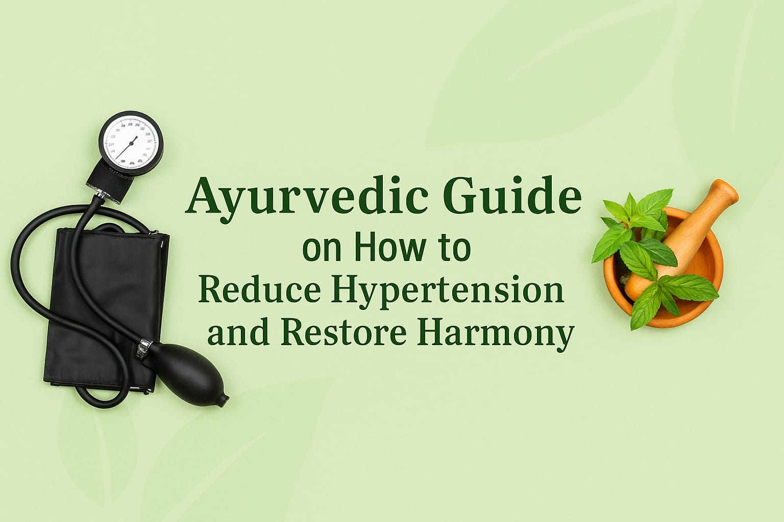 Ayurvedic Guide on How to Reduce Hypertension and Restore Harmony