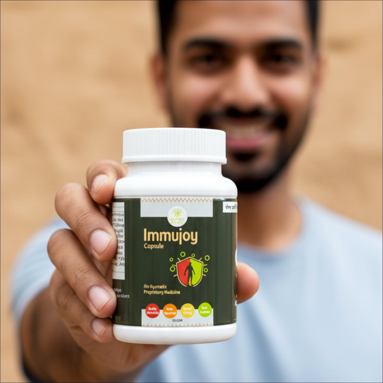 Mantra Ayurveda Immujoy Capsules – Herbal Immunity & Energy Support | Antioxidant & Wellness Formula