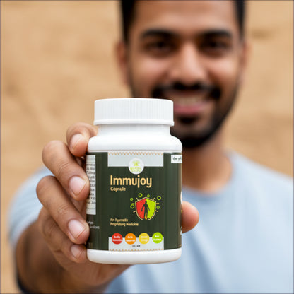 Mantra Ayurveda Immujoy Capsules – Herbal Immunity & Energy Support | Antioxidant & Wellness Formula