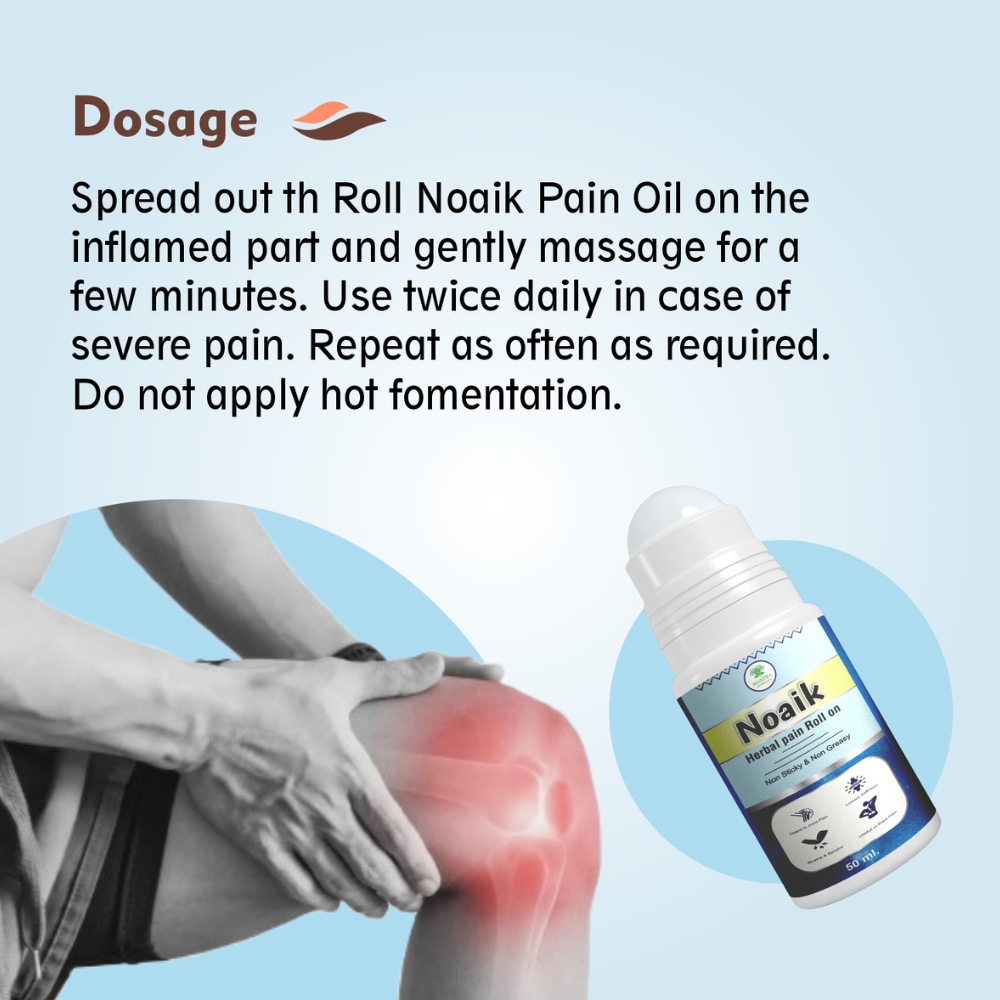 Usage of Noaik Herbal pain roll on