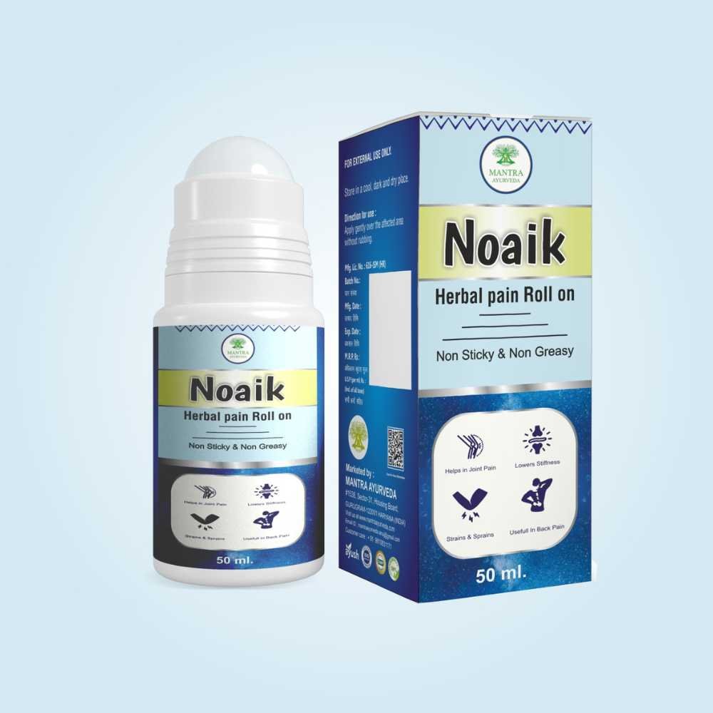Mantra Ayurveda - Noaik Herbal Pain Roll-On (50 ml) - Image 3