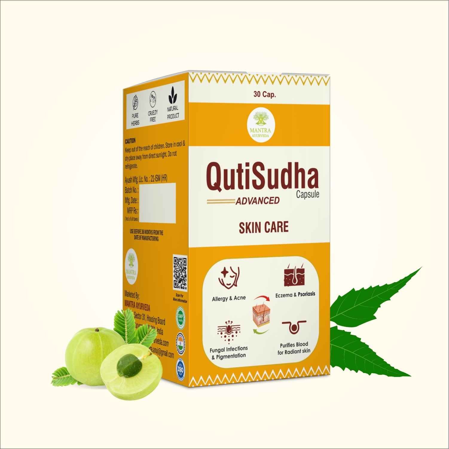 Mantra Ayurveda - Qutisudha Capsule (30 Caps)