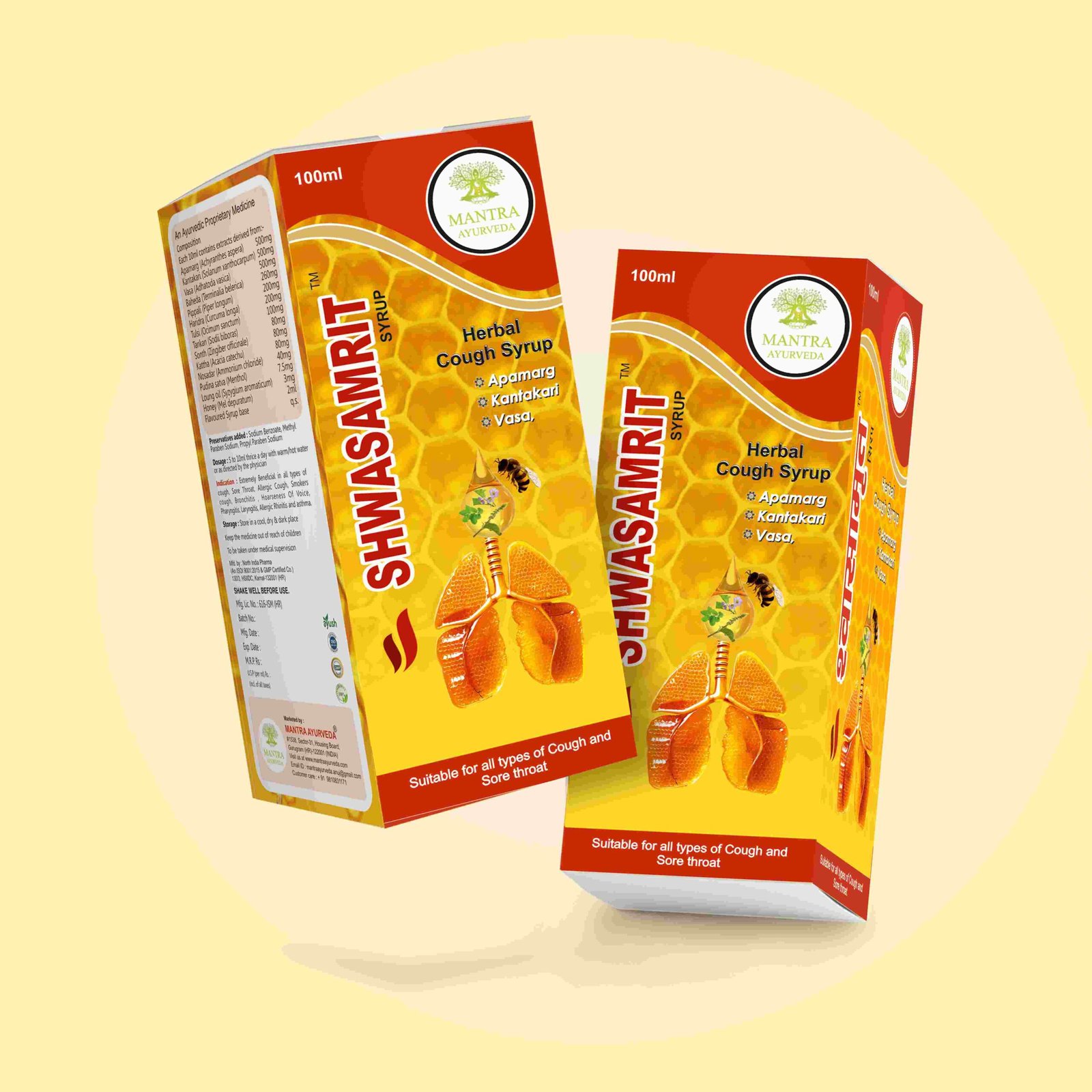 Mantra Ayurveda – Shwasamrit Syrup - Image 2