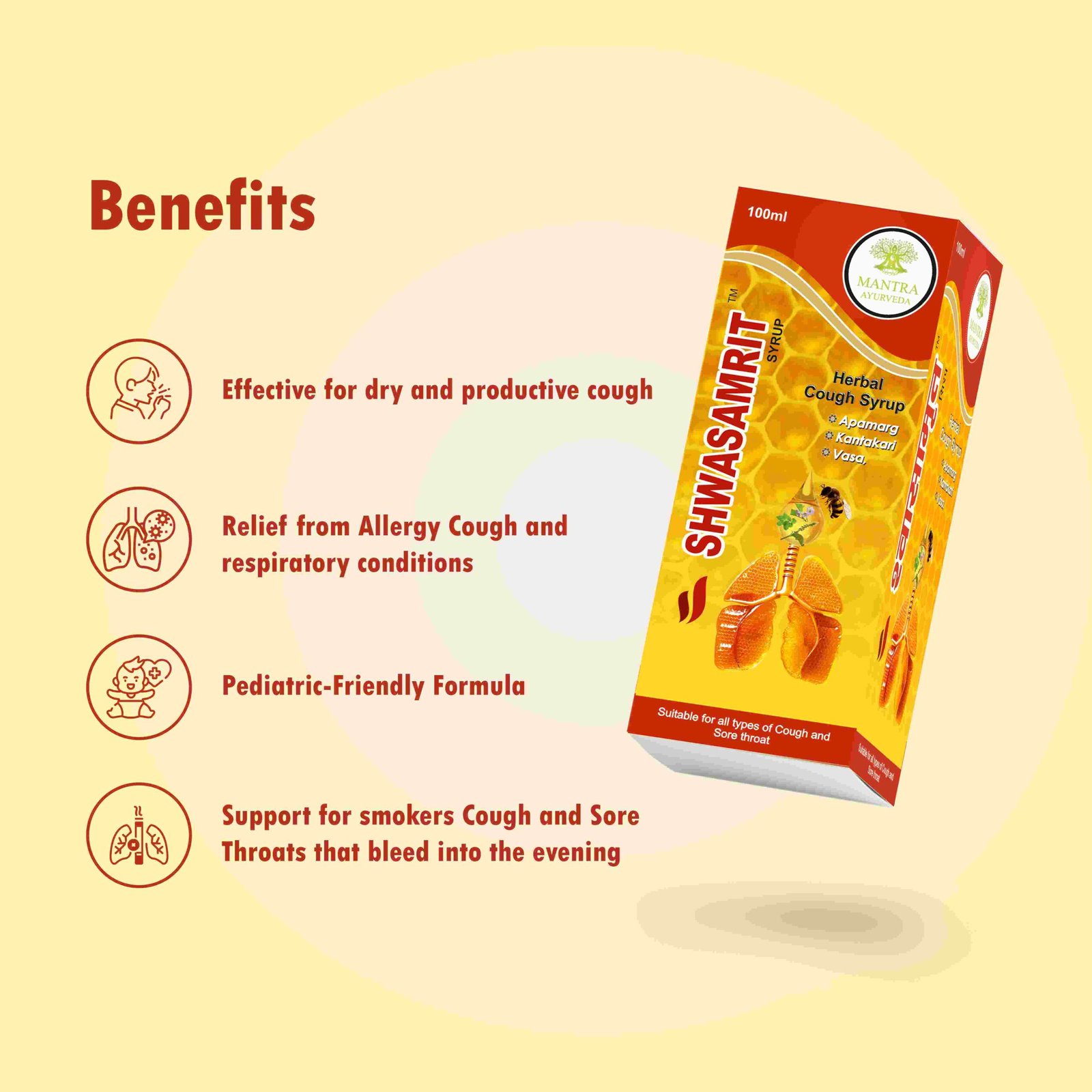 Mantra Ayurveda – Shwasamrit Syrup - Image 4