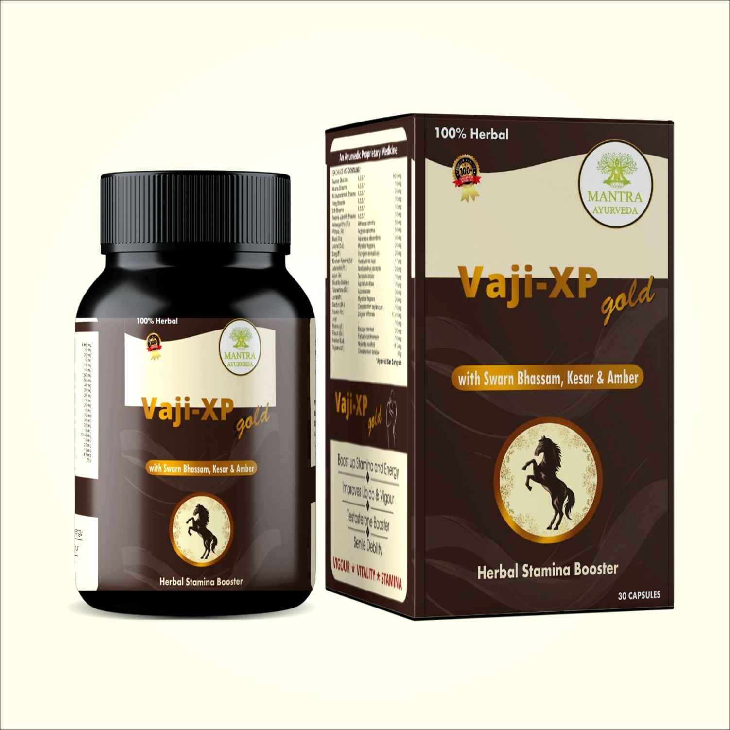 Mantra Ayurveda - Vaji XP Gold Capsule (30 caps)