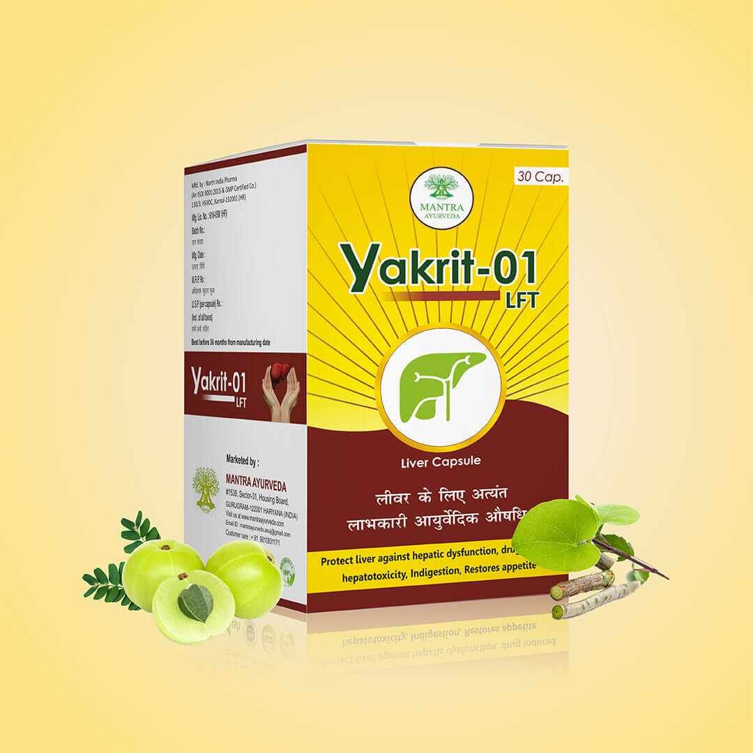 Mantra Ayurveda – Cap Yakrit 01 LFT Caps (30 caps)