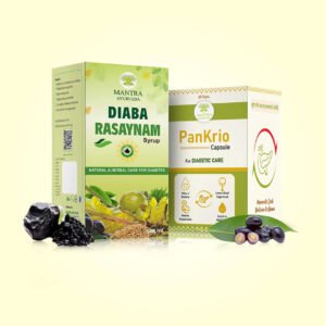 Mantra Ayurveda - Herbal Kit For Diabetes (Diaba Rasaynam & Pankrio)