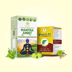 Mantra Ayurveda - Herbal Fatty Liver Kit (Mantra amrit & Yakrit 01 LFT)