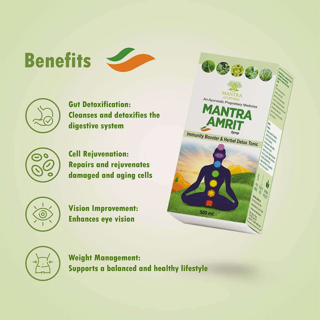 Mantra Ayurveda - Herbal kit for IBS (Mantra Amrit, Anxi-NRV & Yakrit-01 LFT) - Image 3