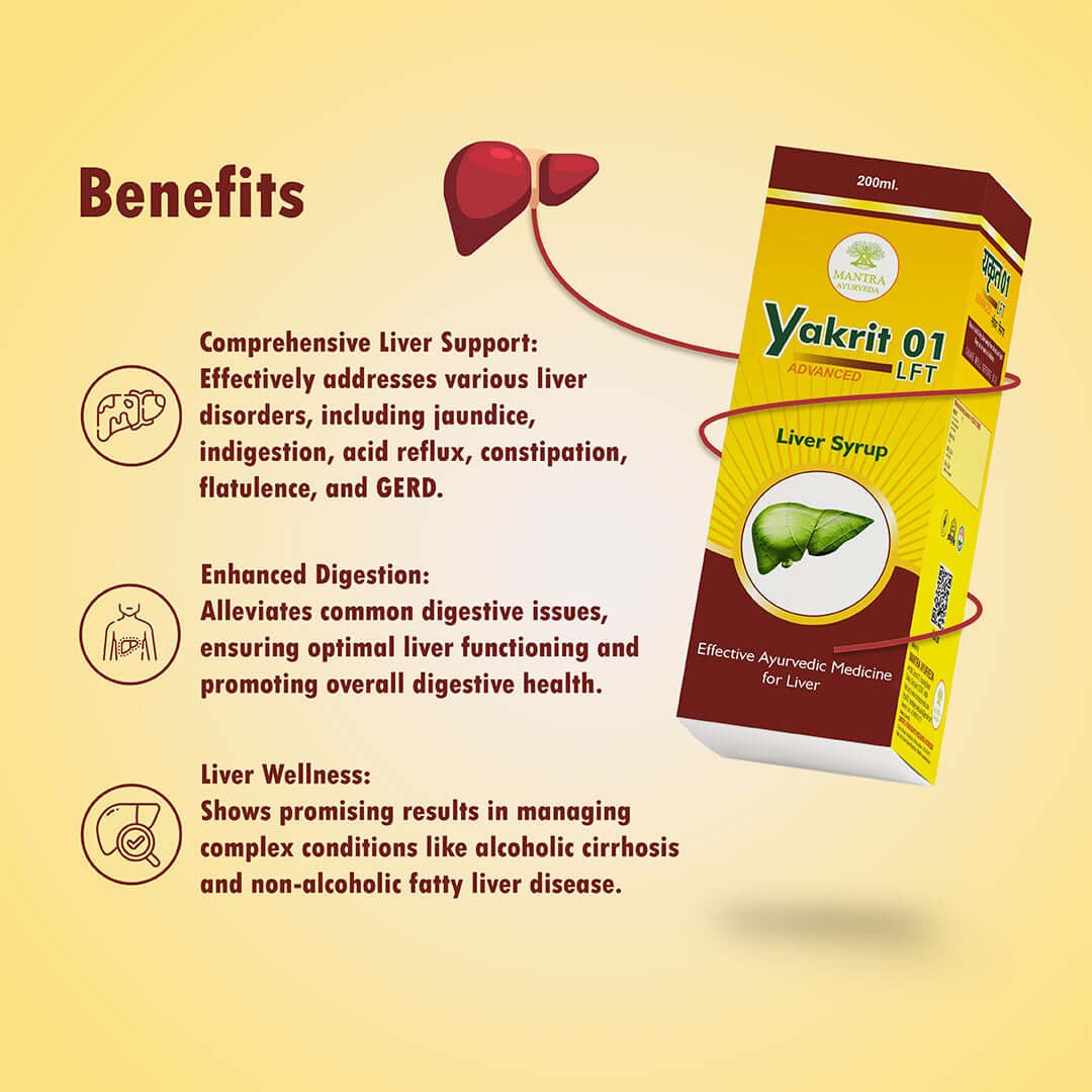 Mantra Ayurveda - Yakrit 01 LFT Syrup (200ml) - Image 2